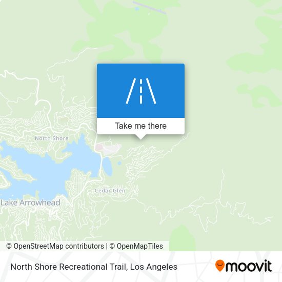 North Shore Recreational Trail map