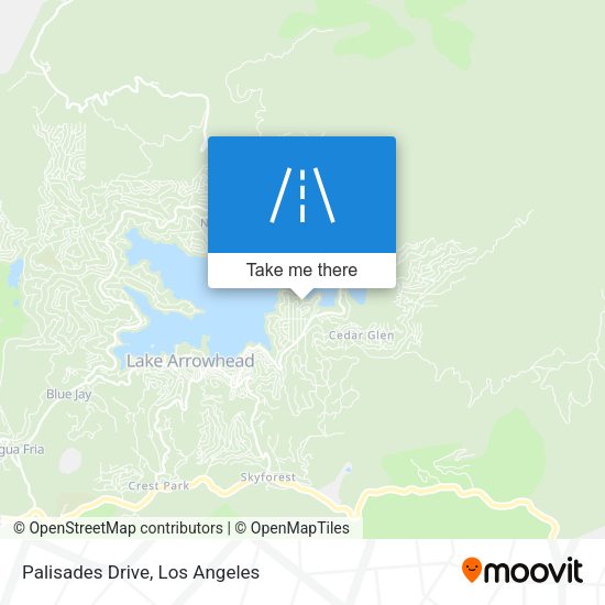 Mapa de Palisades Drive