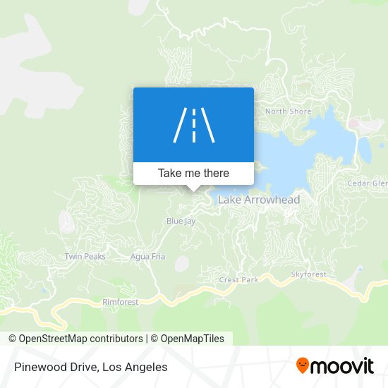 Mapa de Pinewood Drive