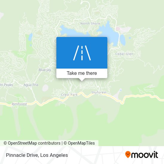Pinnacle Drive map