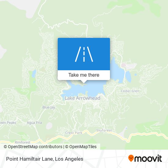 Point Hamiltair Lane map