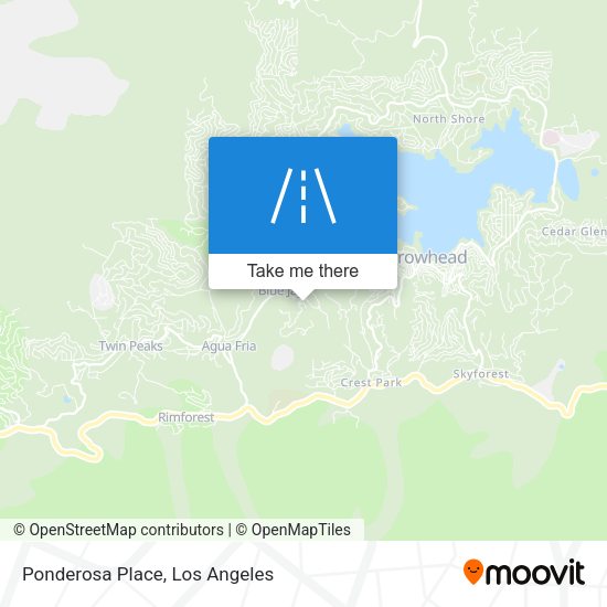 Ponderosa Place map