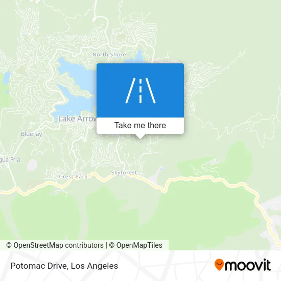 Mapa de Potomac Drive