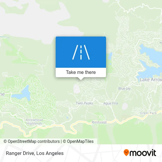 Ranger Drive map