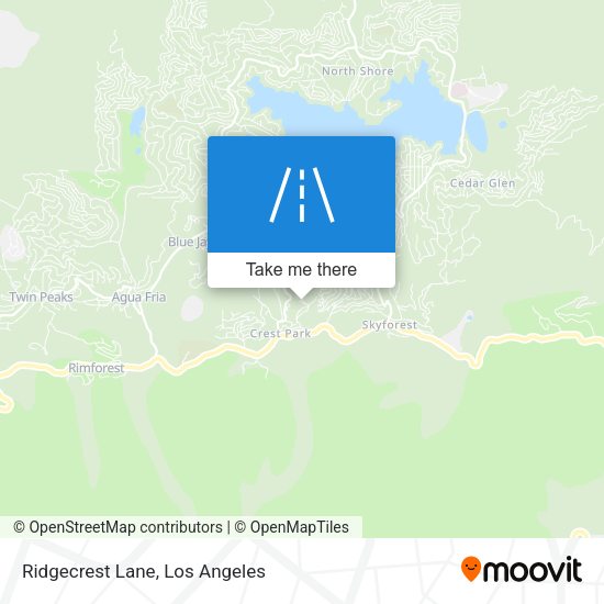 Ridgecrest Lane map