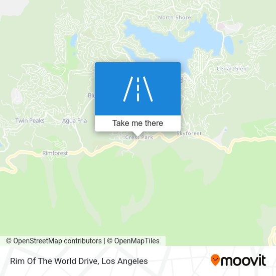 Mapa de Rim Of The World Drive