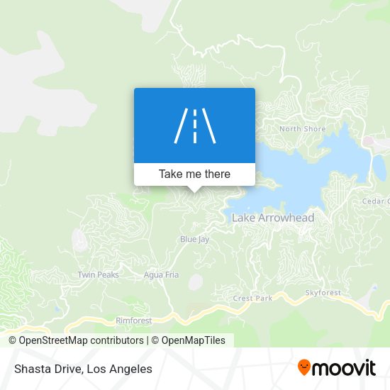 Shasta Drive map