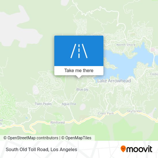 South Old Toll Road map