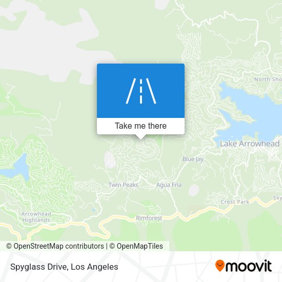 Mapa de Spyglass Drive