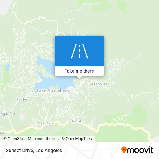 Sunset Drive map