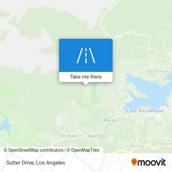 Mapa de Sutter Drive