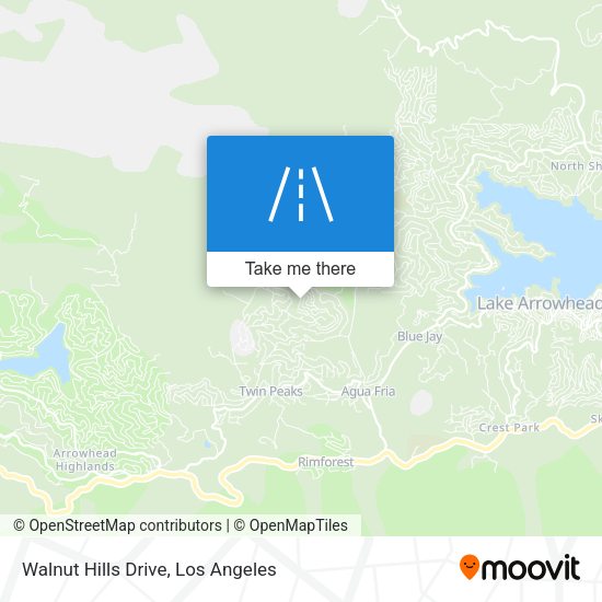 Mapa de Walnut Hills Drive