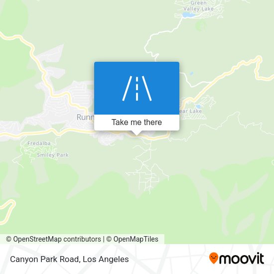Canyon Park Road map