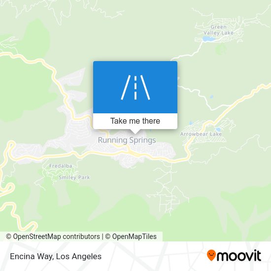 Encina Way map