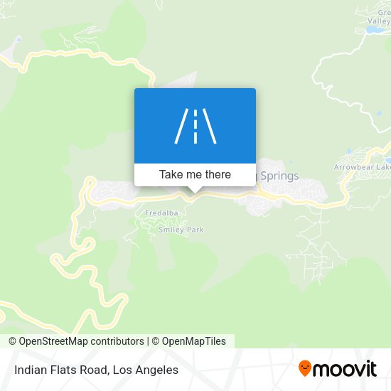 Mapa de Indian Flats Road