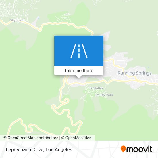 Leprechaun Drive map