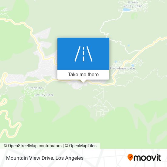 Mountain View Drive map