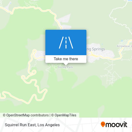 Squirrel Run East map