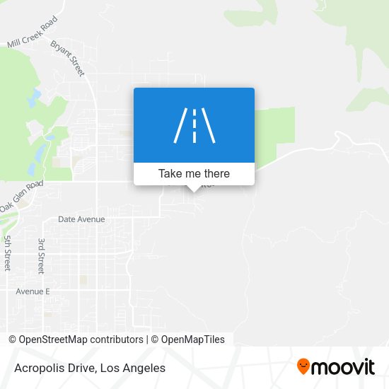 Mapa de Acropolis Drive