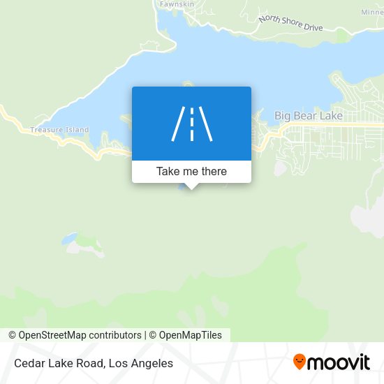 Cedar Lake Road map