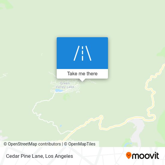 Cedar Pine Lane map