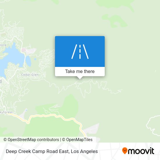 Mapa de Deep Creek Camp Road East