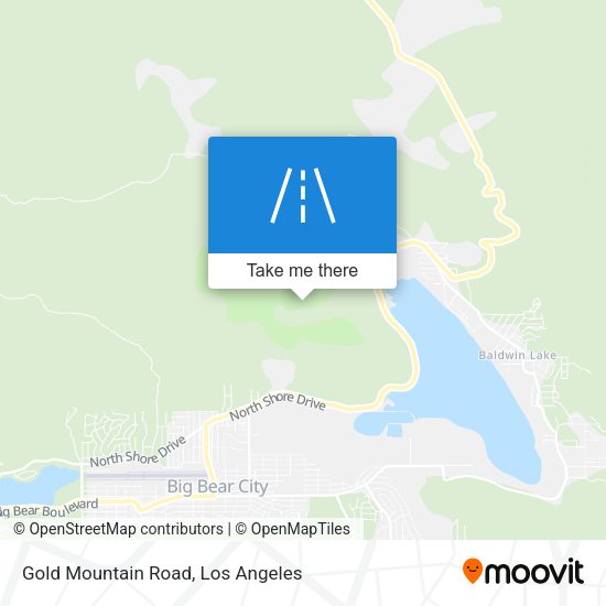 Mapa de Gold Mountain Road