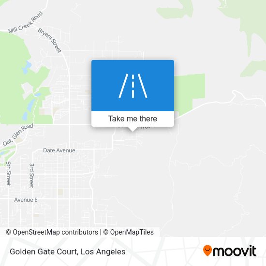Golden Gate Court map