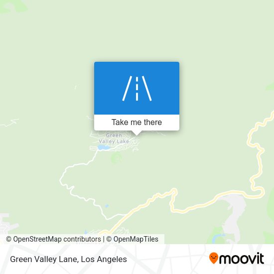 Green Valley Lane map