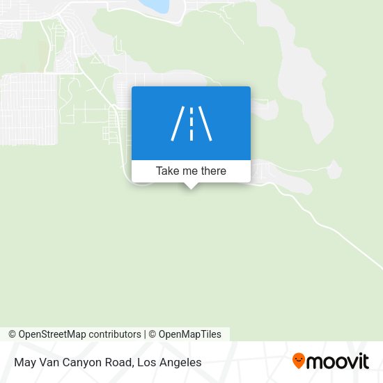May Van Canyon Road map