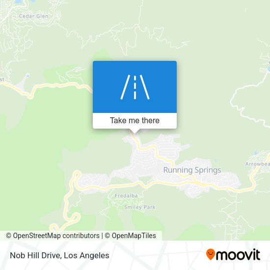 Mapa de Nob Hill Drive