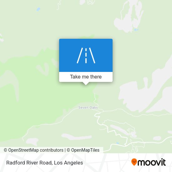Radford River Road map