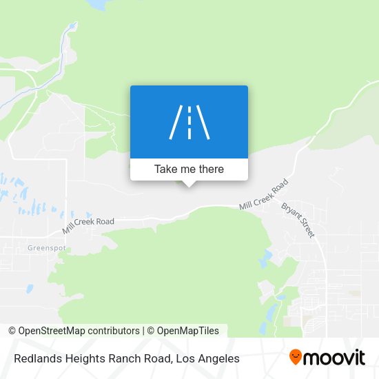 Mapa de Redlands Heights Ranch Road