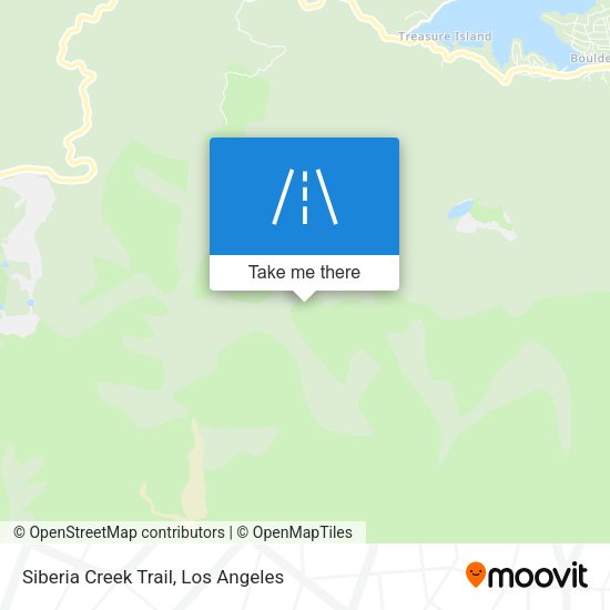 Siberia Creek Trail map