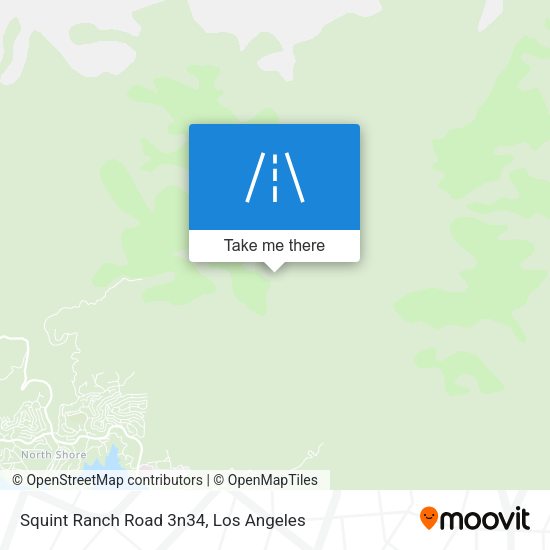 Squint Ranch Road 3n34 map