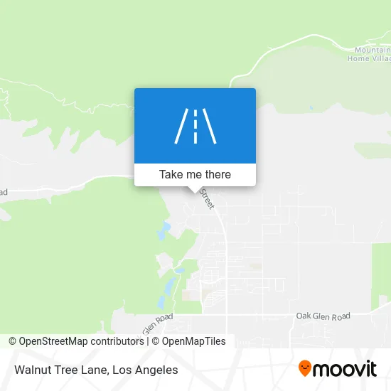 Walnut Tree Lane map