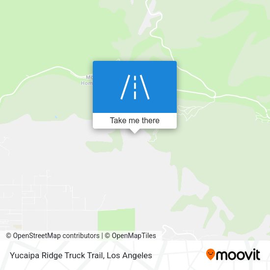 Mapa de Yucaipa Ridge Truck Trail