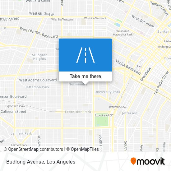 Mapa de Budlong Avenue