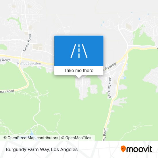 Burgundy Farm Way map
