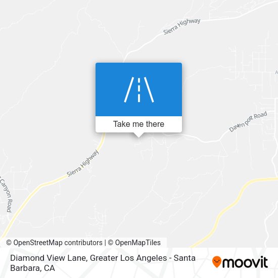 Diamond View Lane map