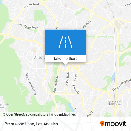 Mapa de Brentwood Lane