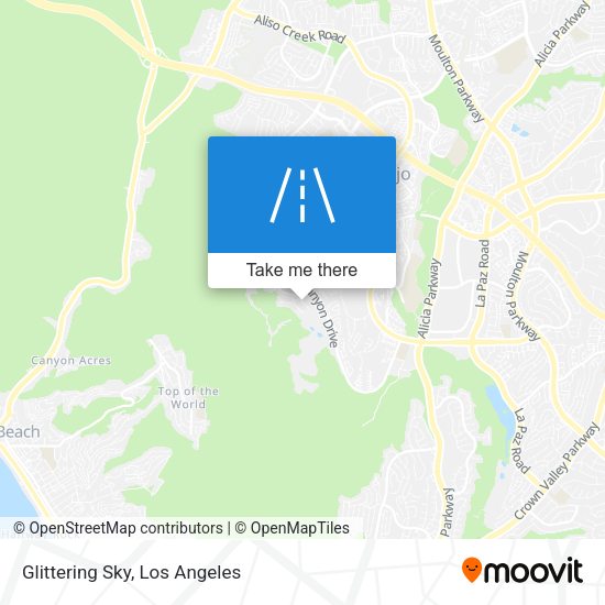 Mapa de Glittering Sky