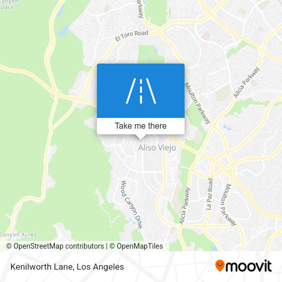 Mapa de Kenilworth Lane