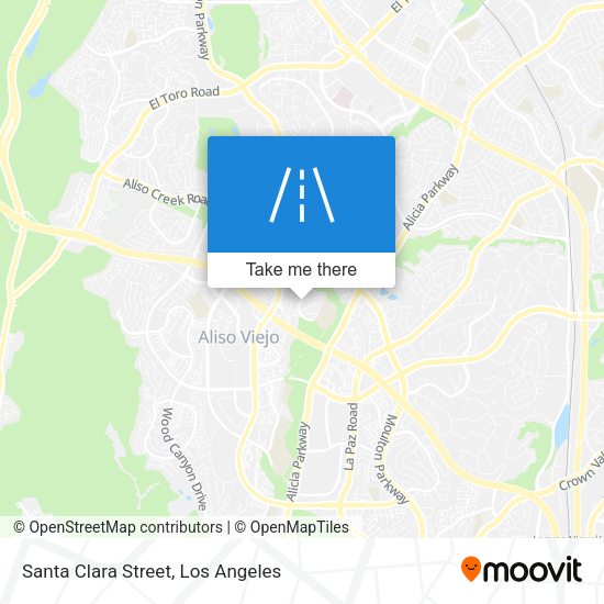 Santa Clara Street map