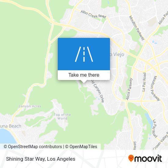 Shining Star Way map