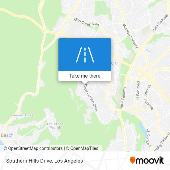 Southern Hills Drive map