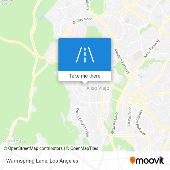 Warmspring Lane map