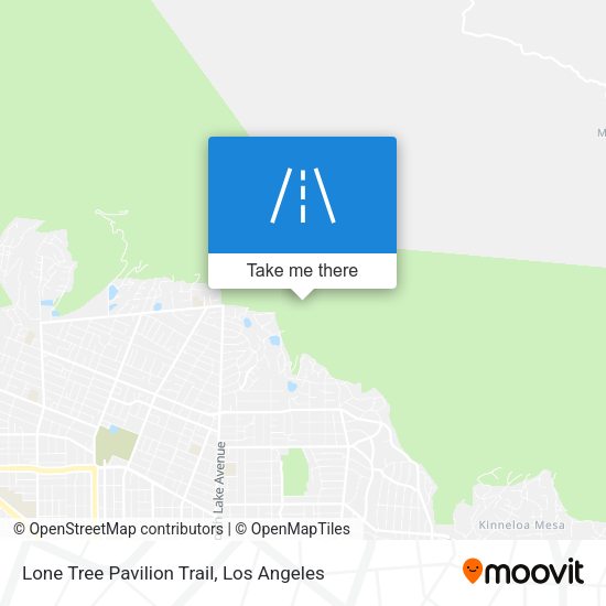 Lone Tree Pavilion Trail map