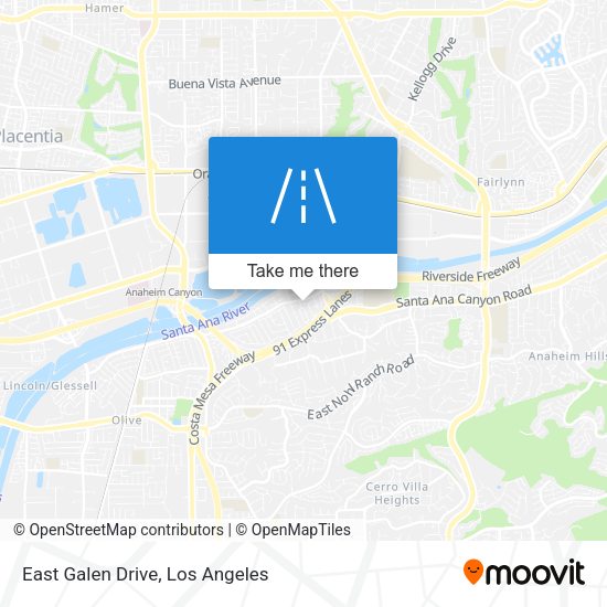 East Galen Drive map
