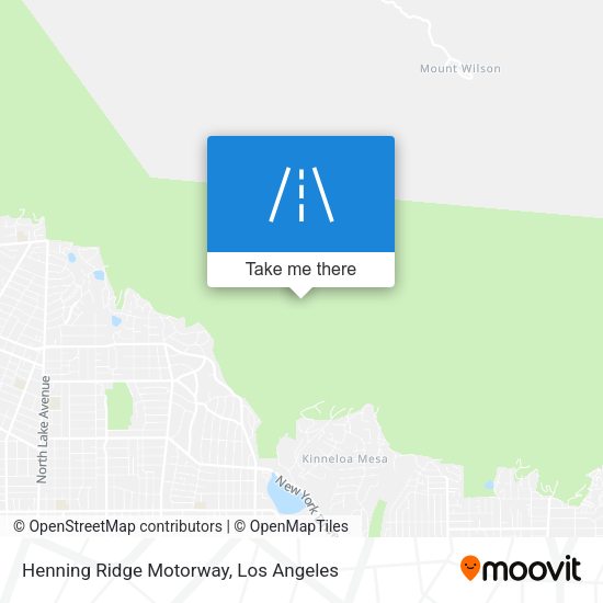 Mapa de Henning Ridge Motorway
